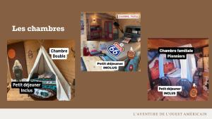 Campings Camping Syl-Vallee Western Village : photos des chambres
