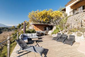 Maisons de vacances VILLA LAVANDINE - Maison Provencale avec Piscine - Magnifique vue : photos des chambres