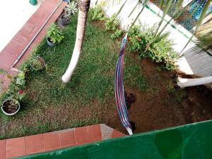 Habitación con aire y piscina