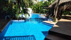 Casa de lujo Kaan Maya acceso SwimUp a la piscina