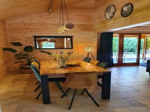 Luxury wooden forest villa
