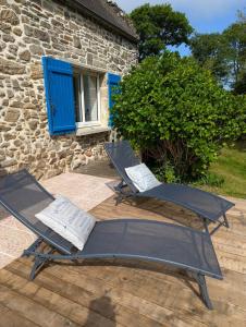 Maisons de vacances Maison historique avec jardin secret a Limerzel : photos des chambres