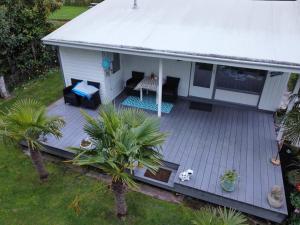Palm tree beach house