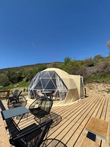 Tentes de luxe Le dome de Jepo : photos des chambres