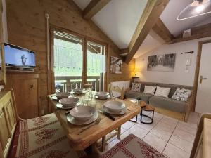 Appartements Studio Cabine Mezzanine a Praz-Sur-Arly, proche pistes et lac, parking, balcon, 6 pers. - FR-1-603-105 : photos des chambres