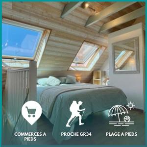 Maisons de vacances Ty LOCH - port et plage a pieds : photos des chambres