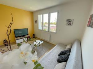 Appartements T2 Sweet Horizon - Groupama, LDLC, Euroexpo, Grand Large : photos des chambres