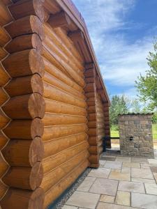 Log Cabin at The Barn with Hot Tub