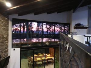 Beautiful cabin in the middle of the forest