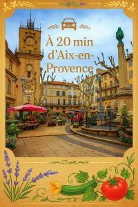Appartements Studio calme proche Aix & mer : photos des chambres