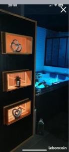 Suite romantique Au cœur du Spa avec jacuzzi et sauna privatif proche de Toulouse