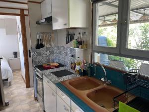 mobile home dans un coin de paradis