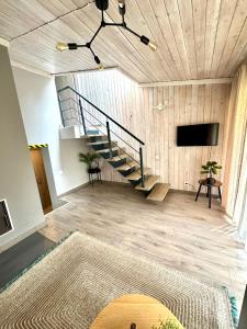 Cozy house among pine trees!