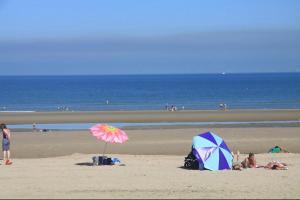 Vue sur Marais et 500 m de la plage