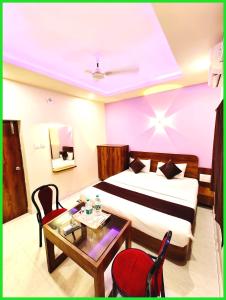 Hotel Blue # Sagar Puri Near Sea Beach - Newly and Decorated Room with Fully Air Conditioning- Lift & Parking Facilities - Best Choice of Travellers