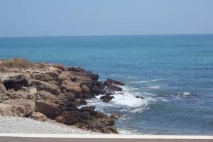 Frente a bahía de Peñiscola