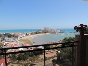 Frente a bahía de Peñiscola
