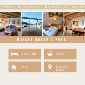 La Maison Rouge sur le port à proximité de toutes commodités 2 personnes - 3hvězdičkové hotely ve městě Plérin
