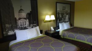 Queen Room with Two Queen Beds - Non-Smoking room in Super 8 by Wyndham Terre Haute