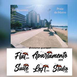 Studio 305 - Praia do Morro Guarapari ES - prédio frente Mar - varanda com vista mar - elevador - atravessou a avenida, ja esta na Praia - internet - SEM vaga ou VER Disponibilidade da garagem