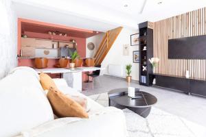 Appartements Loft tout confort avec parking et a moins 15 min Caen et des Plages : photos des chambres