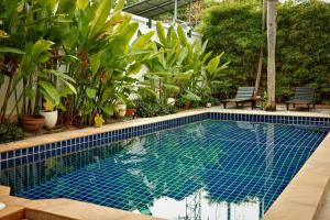 Beachfront pool villa