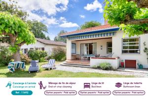 Maison avec jardin à 1km de la plage du Mauret