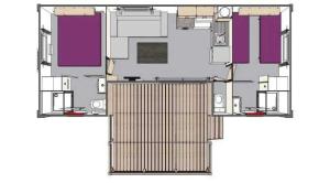 Campings Camping 4 etoiles - Parc aquatique - ccb0bcc : photos des chambres