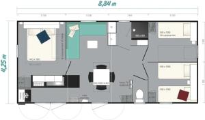 Campings Camping 3 etoiles - ccaiiah : Mobile Home 3