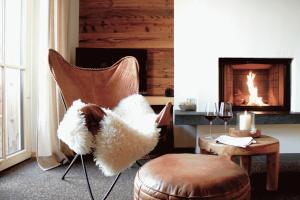 Two-Bedroom Apartment with Balcony and Fireplace room in Chalet Tannenhof