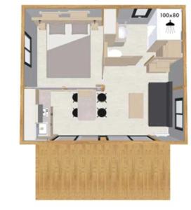 Campings Chalet 3 etoiles - Piscine - ccafgfe : photos des chambres
