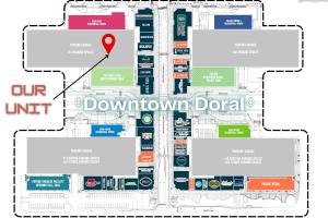 Stylish Studio with Pool View at the Heart of Downtown Doral