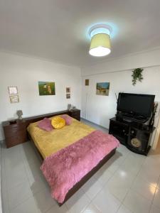 Village Mountain and Sea Horizon