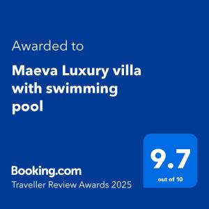 Maeva villa with pool