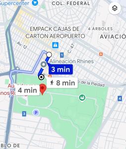 Departamento Sencillo Foro Sol GNP y Aeropuerto