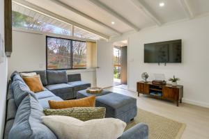 Walk to Kauneonga Lake Home with Deck and Grill