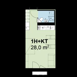 Convenient Studio for 2