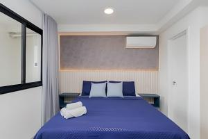 Apartamentos para 3 pessoas com cama Queen - Piscina e Academia no Centro de Curitiba