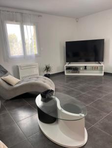 Maisons de vacances Maison 8 couchages CLIM, plage a pied, petite piscine : photos des chambres