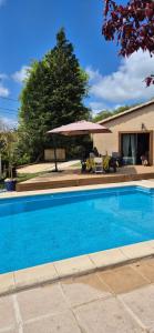 Maisons de vacances Maison de campagne avec piscine privative : photos des chambres