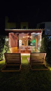 Yellow House - color of the sun on the Mozambican beach