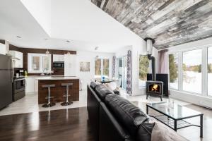 Chalet Bouleau, Spa, Lac, foyer