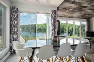 Chalet Bouleau, Spa, Lac, foyer