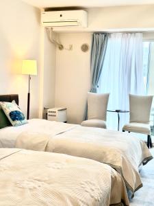 Heart of Otaru, Mountain and Otaru city view