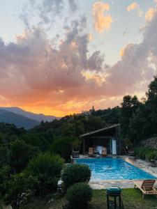 Maisons de vacances Le petit paradis cevenol - piscine & salle de sport : photos des chambres