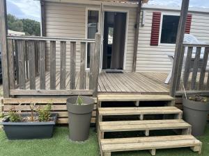 Campings mobil home 6 personnes acces direct plage : photos des chambres