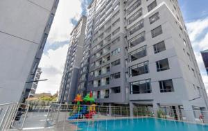 Classy executive two bedroom apartment with fully equipped gym ample parking space heated swimming pool children playing ground and amazing breathtaking city views