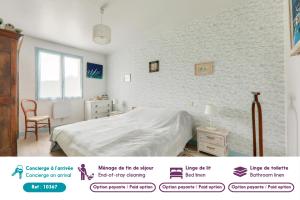 Maison avec jardin pour 10 - 600m plage