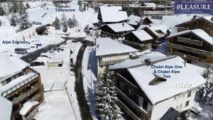 Chalet Alpe dHuez 1850-Sea and Mountain Pleasure Avec 2 appartements- 1 Appartement 3 Chambres 8 Couchages - 3 Salles deau et 1 Appartement 5 Chambres 12 Couchages 5 Salles deau - Jacuzzi et Sauna -Pieds des Pistes et Centre