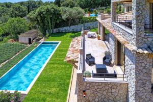 Luxueuse villa avec vue village et mer sur saint Paul de Vence